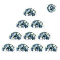 thumbnail image 1 of BLOSMON 13.7" Large Wedding Flower Ball for Table Centerpiece 10 Pcs of Artificial Dusty Blue Rose Flores arrangement bouquet for Dining Birthday Party Home Decorusty, 1 of 8
