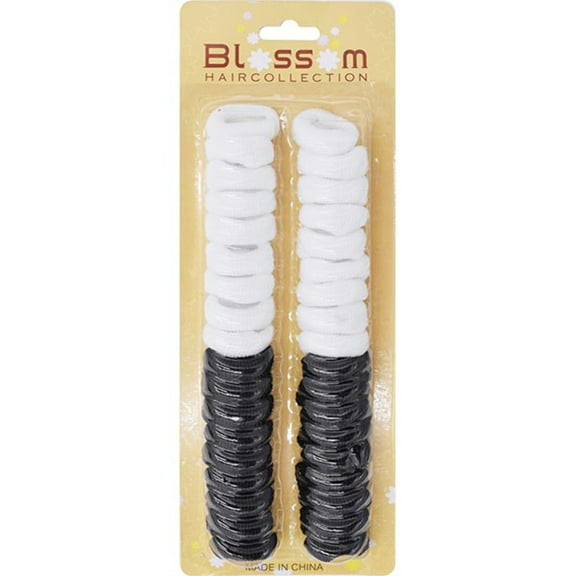 BLOSSOM - Mini Pony O Ring 30MM BLACK/WHITE