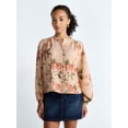 thumbnail image 1 of Scoop Women’s Blouson Sleeve Shirt, Sizes XS-4X, 1 of 5