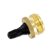 BLOW OUT PLUG, BRASS WITH VALVE, LF, CARDED