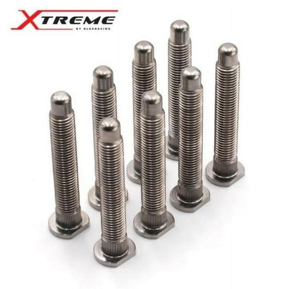 BLOX Racing 12 x 1.50 mm XTreme Titanium Wheel Studs for Honda - Set of 8
