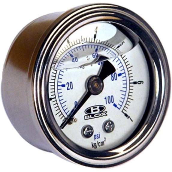Blox Racing BXGA-00111 Liquid-Filled Fuel Pressure Gauge Kit