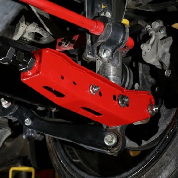 BLOX Racing Red Rear Lower Control Arms for Subaru WRX / STI / BRZ / Scion FRS