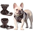thumbnail image 1 of BLRTUN Pet Dog Harness for Small Medium Dogs No Pull Puppy Cats Vest Harness Adjustable Reflective Breathable Mesh Lightweight Harnesses Leash Set Escape Proof for Walking Training, 1 of 9