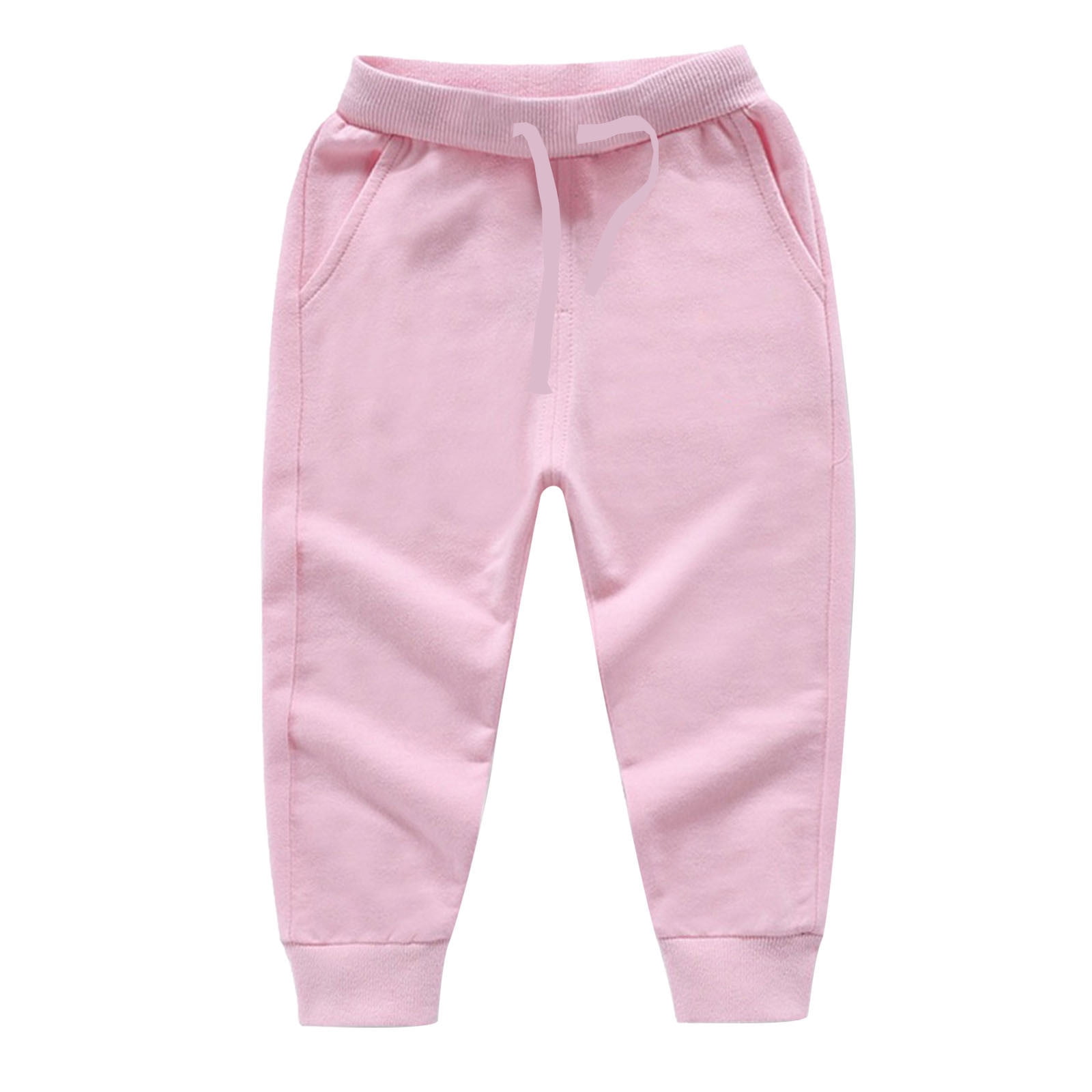 Ediodpoh Toddler Kids Baby Girls Boys Pants Athletic Active Jogger Pants Sweatpants Thick Winter Warm Long Bottoms Trousers Girls Trousers Brown 4 5