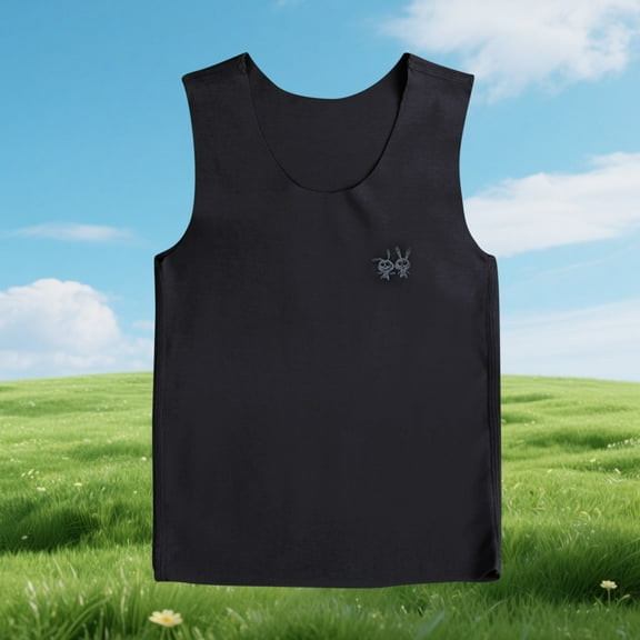 BLTIBY 2025 Girls Tank Top Summer Cotton Sleeveless T Shirt for Teen Toddler Infant Round Neck Solid Color Casual Fashion Blouse Black 3-4 Years