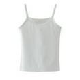thumbnail image 1 of BLTIBY 2025 Toddler Baby Boys Girls Suspenders Solid Color Tank Tops T-Shirts Undershirts Summer Sleeveless Vest White 9-10 Years, 1 of 7