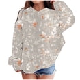 thumbnail image 1 of BLTIBY 2025 Toddler Baby Girls Boys Sweatshirts Hoodies Autumn Spring Leaf Printed Infant Pullover Crewneck Blouse Long Sleeve Top Fashion Casual Clothes Gray 7-8 Years, 1 of 8