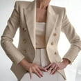 BLTIBY 2025 Womens Casual Blazer Jacket Fall Spring Solid Color Long