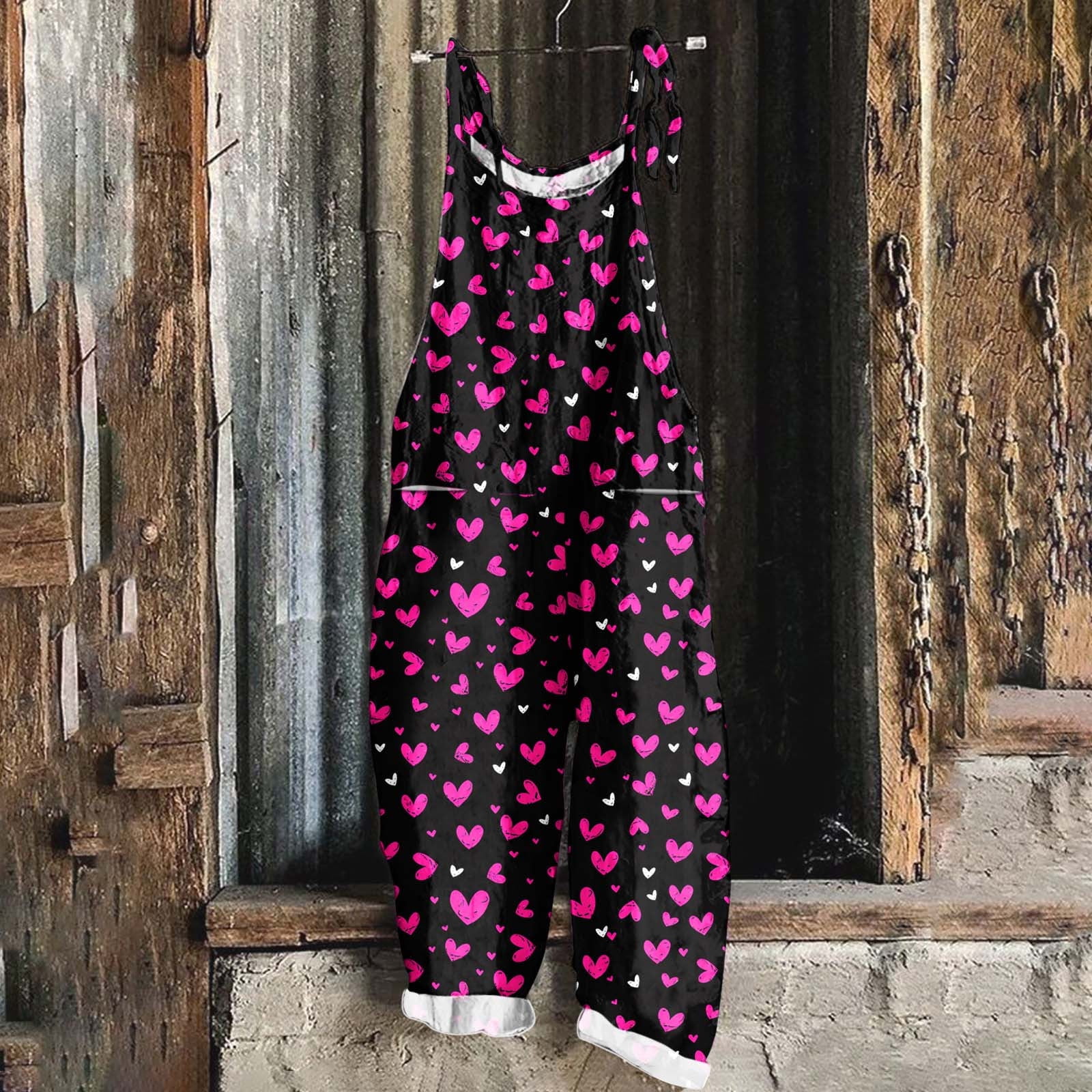 Clasi Valentine's Day Women Floral Printed Jumpsuit