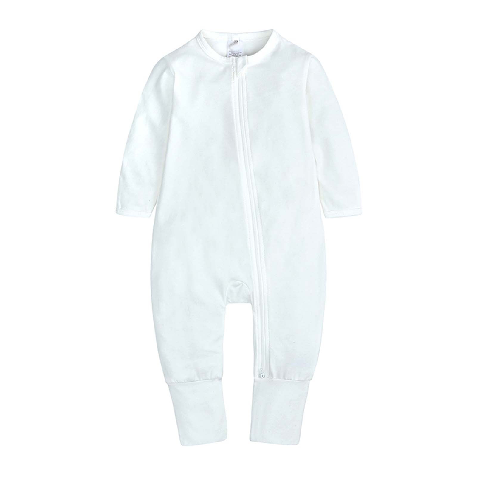 BLTIBY 3 Months3 Years Baby Girl Clothes Hoodies Jumpsuits Solid Color