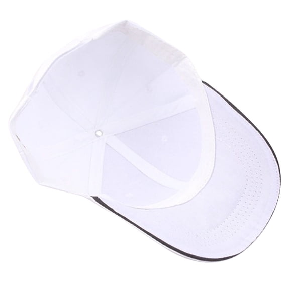 BLTIBY Adult Baseball Cap Trucker Hats Mens Womens Solid Color Lightweight Fishing Hat Fashion Ball Caps White One Size