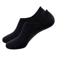 thumbnail image 1 of BLTIBY Ankle Socks for Women Men Low Cut Stretchy Solid Color Slouchy Soft Socks Unisex Sleeping Slipper No Show Stockings Black Free Size, 1 of 4