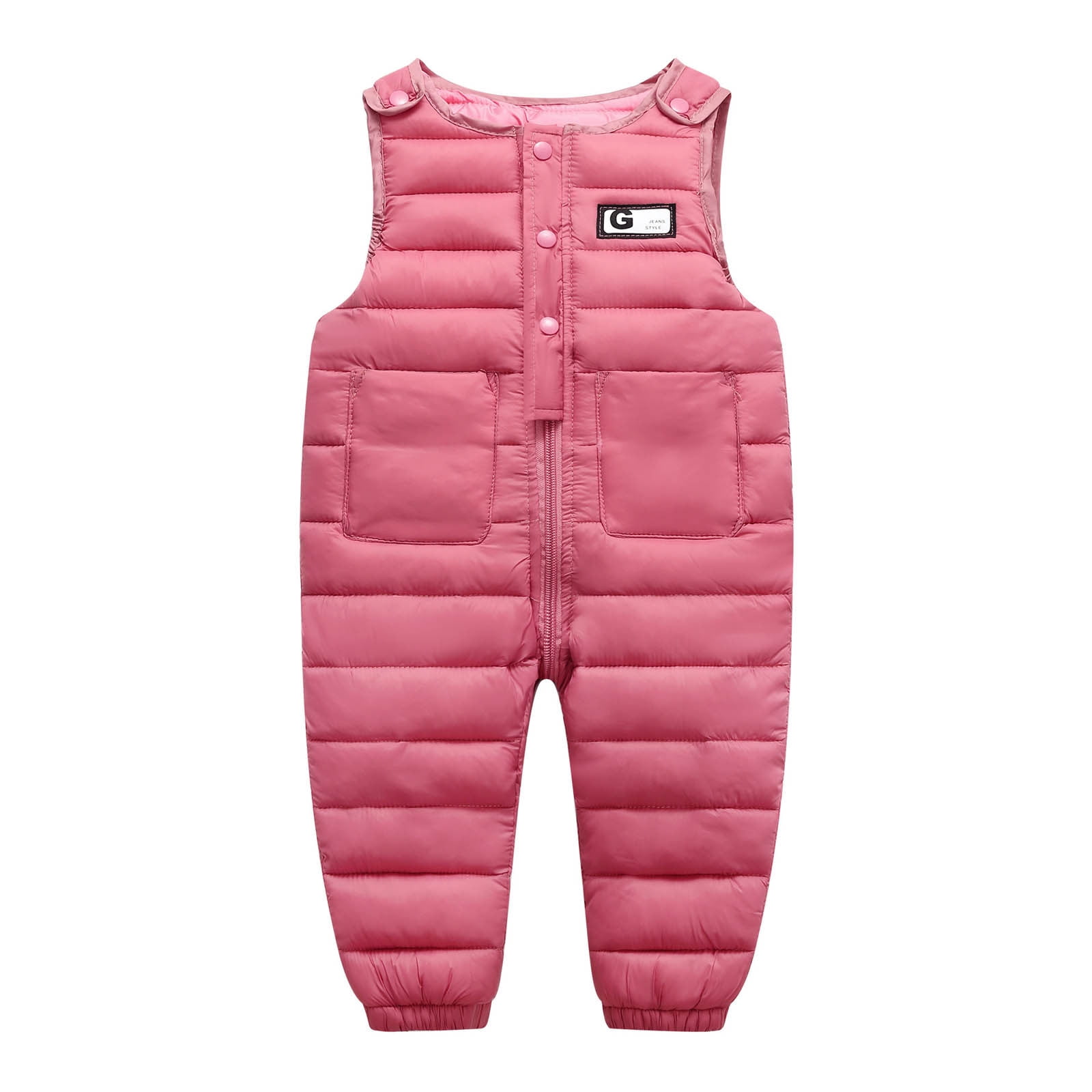 BLTIBY Baby Toddler Boys Girls Snow Bib Overalls Fall Winter Warm Pants ...
