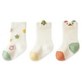 thumbnail image 1 of BLTIBY Baby Toddler Girl Boy Cotton Sock Infant Child Mid-Calf Printed Mesh Cute Lightweight Breathable Socks Green 3-5 Years, 1 of 3