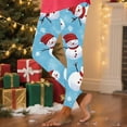 thumbnail image 1 of BLTIBY Christmas High Waisted Leggings for Women Xmas Printed Tummy Control Casual Pants Yoga Sports Trousers Blue 2 XL, 1 of 5