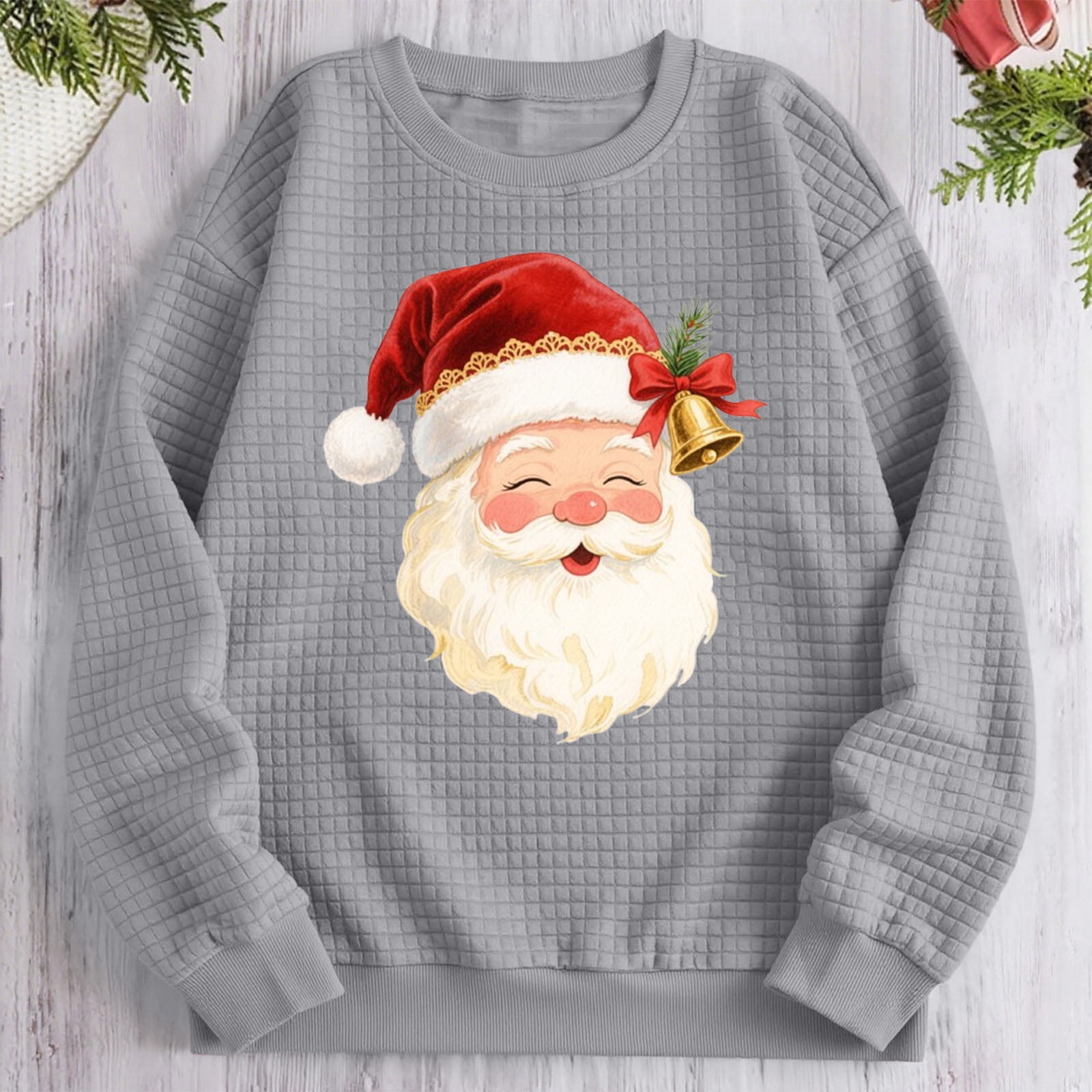 Christmas Santa Long Sleeve Sweatshirt
