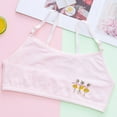 thumbnail image 1 of BLTIBY Cotton Girls Training Bra Cami Training Seamless Thin Adjustable Bras for Teens Comfortable Fashion Bralette Pink S, 1 of 3