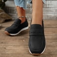 thumbnail image 1 of BLTIBY Flats for Women Lightweight Non Slip Womens Sneakers Casual Comfortable Platform Walking Shoes Black 36, 1 of 9