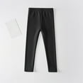 thumbnail image 1 of BLTIBY Girls Bottoms Pants Fall Solid Color Elastic Waist Leggings Toddler Infant Casual Fashion Lightweight Trousers Black 11-12 Years, 1 of 4