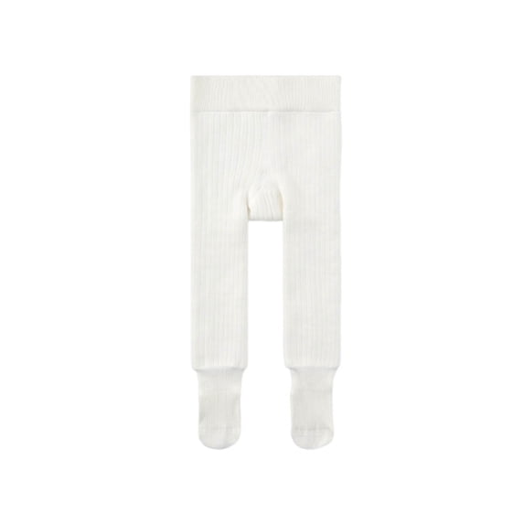 BLTIBY Girls Fleece Lined Leggings Winter Fall Solid Color Soft Thicked Bottom Pants Comfort Fashion Warm Trousers White 2-4 Years