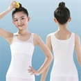 thumbnail image 1 of BLTIBY Girls Training Bra Cami Training Seamless Bras for Teens with Straps Comfortable Fashion Breathable Bralette Top White 9-10 Years, 1 of 4