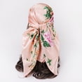 thumbnail image 1 of BLTIBY Head Scarf for Women Silk Satin Scarf for Hair Wrapping at Night Bandana Square Scarf for Sleeping Pink Free Size, 1 of 4