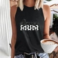 thumbnail image 1 of BLTIBY Mama Shirts for Women Mothers Day Mommy Mom Graphic Sleeveless Round Neck T Shirts Casual Pullover Tops Tee Gifts Black L, 1 of 4