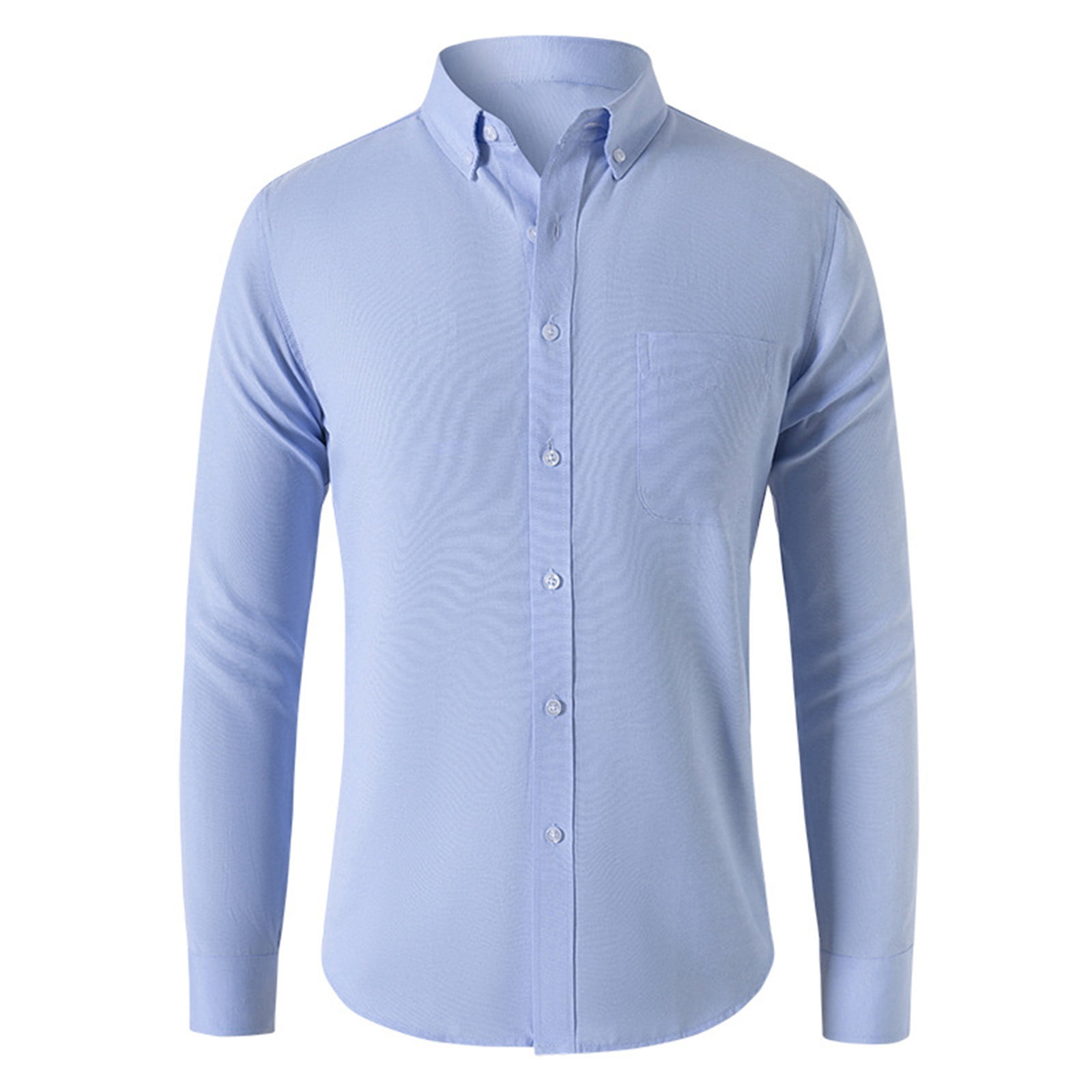 Mens Stylish Solid Color ButtonUp Shirt for Casual to SemiFormal main image 0