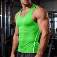 thumbnail image 1 of BLTIBY Men's Gym Workout Tank Tops Soft Lightweight Sleeveless Muscle Shirts for Beach Athletic Wear Green 3XL, 1 of 9