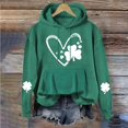 thumbnail image 1 of BLTIBY St Patricks Day Sweatshirt Hoodies for Women Spring Fall Lucky Printed Long Sleeve Round Neck Fashion Causal Pullover Tops Green 4 XXL, 1 of 8