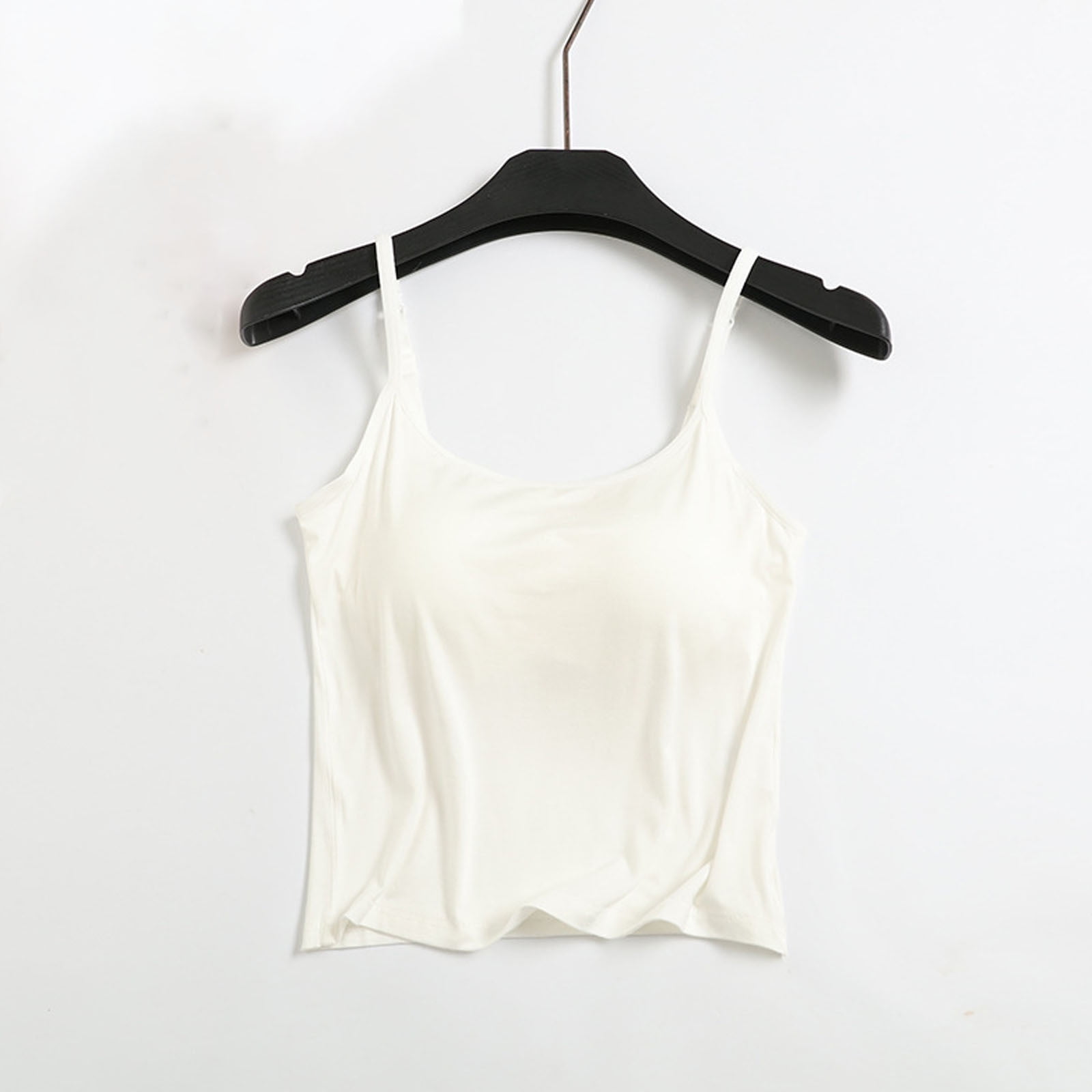BLTIBY Tank Tops for Women Camisole with Chest Pad No Steel Rings ...