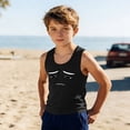 thumbnail image 1 of BLTIBY Toddler Girls Boys Tank Tops Summer Sleeveless Crew Neck Funny Print Undershirts Basic Tees Shirts for Kids, 1 of 6