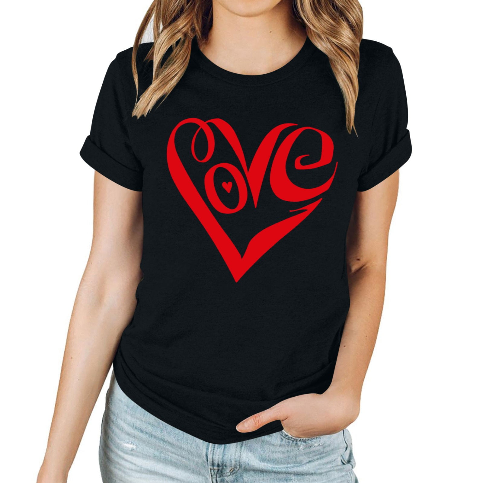 BLTIBY Valentine's Day Sweatshirt for Women 2025 Summer Spring Short