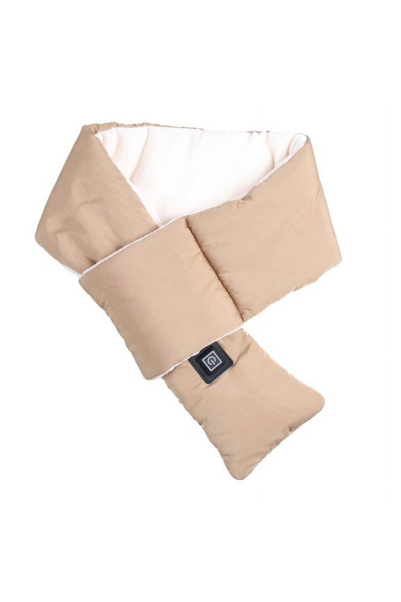 Winter Scarf for Women Men 3 Temp Settings Usb Heating Scarf Cordless Neck Heating Scarf Washable Lightweight Comfort Khaki One Size