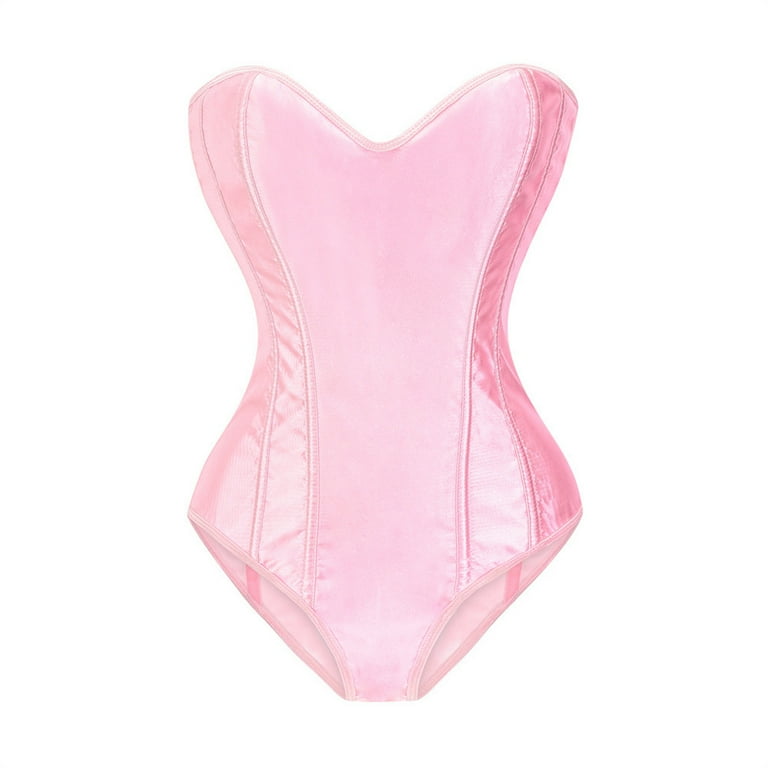 BLTIBY Women's Bunny Girl Bodysuits Solid Color Halloween Costume