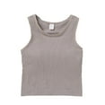 thumbnail image 1 of BLTIBY Women's Shapewear Tank Top Shaping U Neck Camisole Tummy Control Solid Color Vest Seamless Slimming Sleeveless Shaper Gray L, 1 of 6