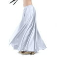 thumbnail image 1 of BLTIBY Women’s Silk Satin Skirts A-Line Fall Elegant Cocktail Party Wedding Mermaid Maxi Skirt Trendy Outfits Gray Free Size, 1 of 4
