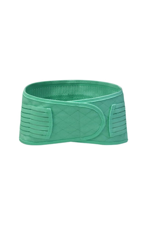 Womens Back Brace for Lower Back Pain, Thin Support Belt Lumbar Support Brace Sacroiliac Belt Hip Brace for Women Green XXL