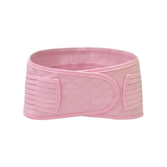 BLTIBY Womens Back Brace for Lower Back Pain, Thin Support Belt Lumbar Support Brace Sacroiliac Belt Hip Brace for Women Pink L