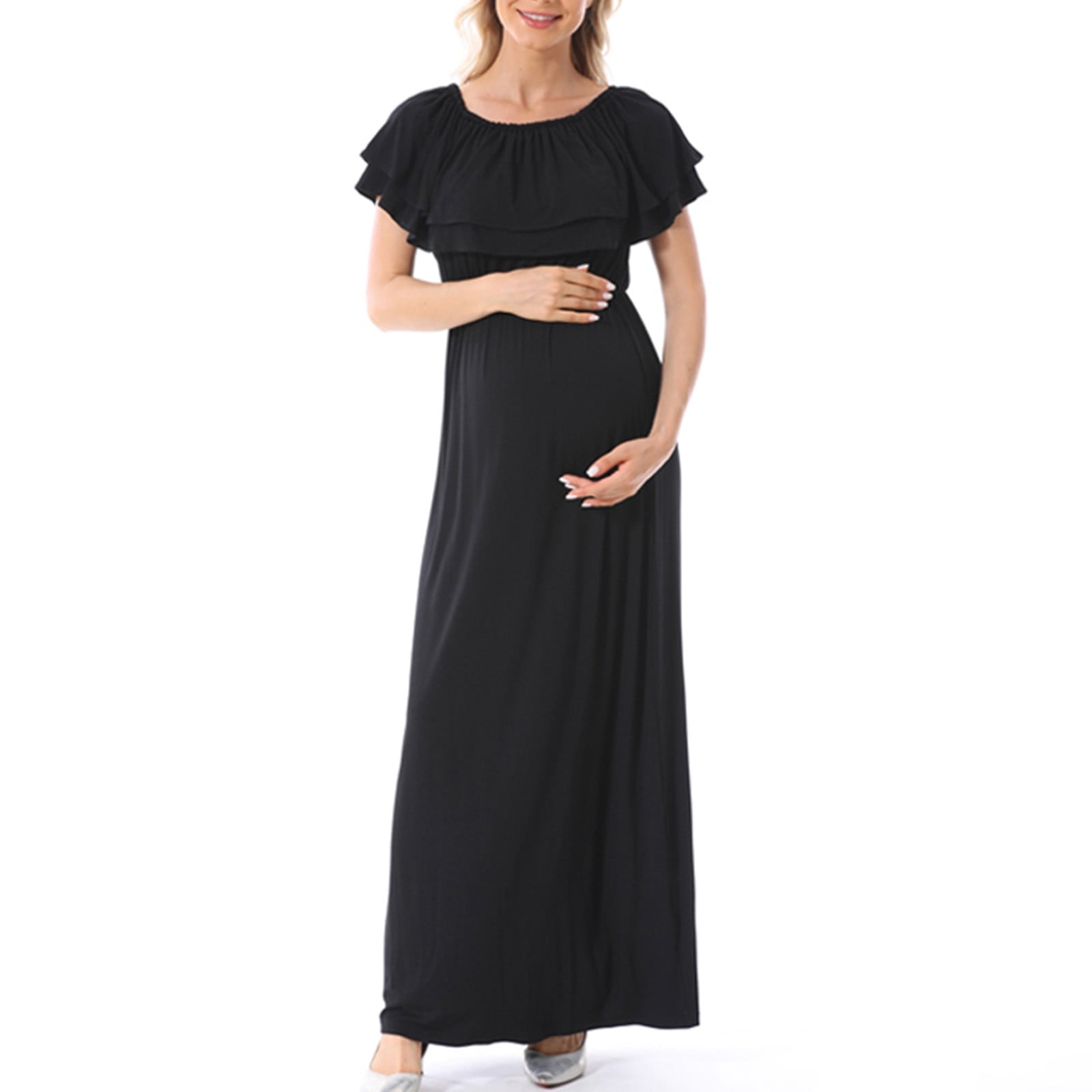 fitted lace wedding dress Latched Mama Boardwalk Nursing Maxi- Final Sale