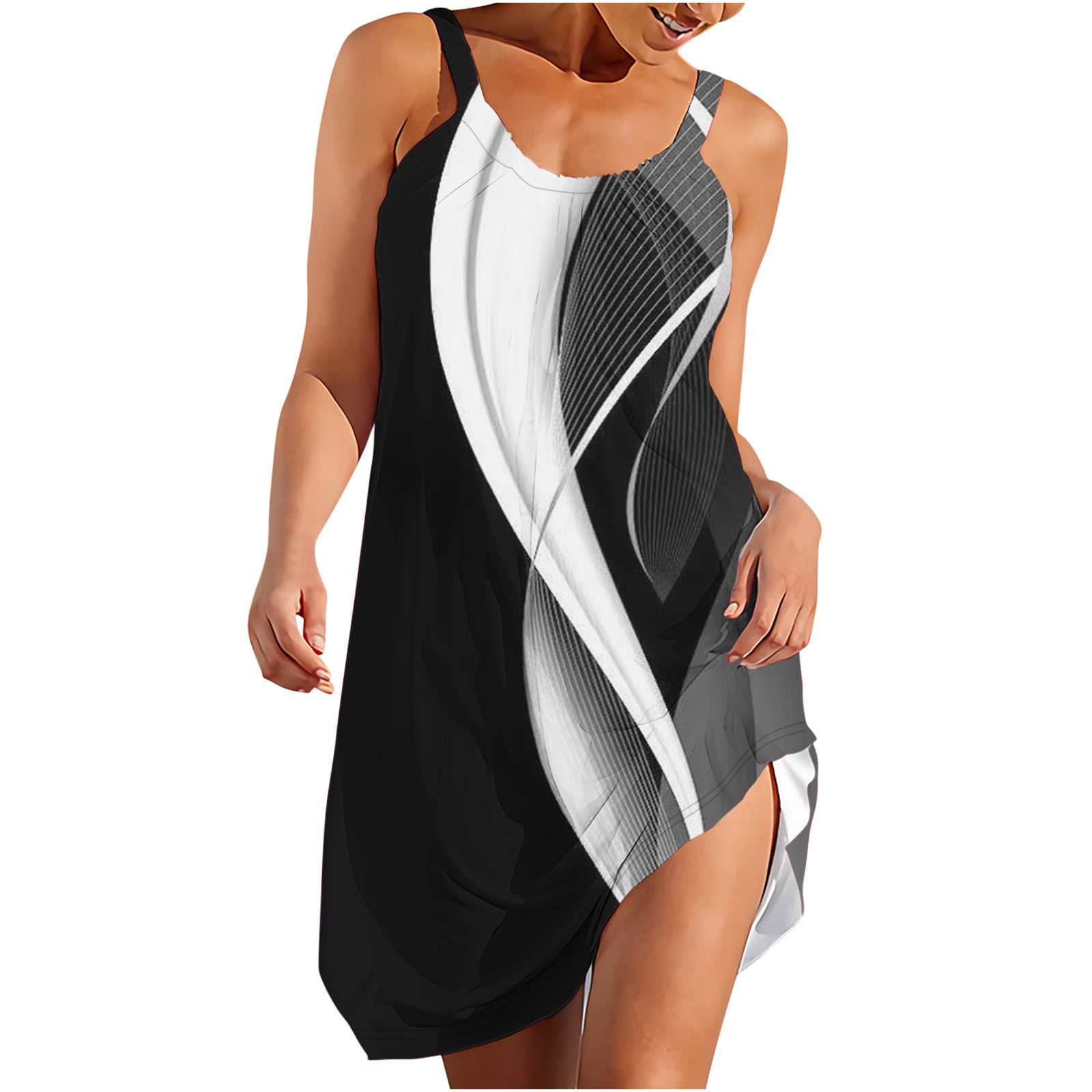 Zara Beach Dress Women's Summer Beach Dress - Sleeveless Colorful Print Mini Sundress For Vacation & Casual Wear Mexico Dresses For Women Zara Beach Dress Women's Summer Beach Dress - Sleeveless Colorful Print Mini Sundress For Vacation & Casual Wear Mexico Dresses For Women