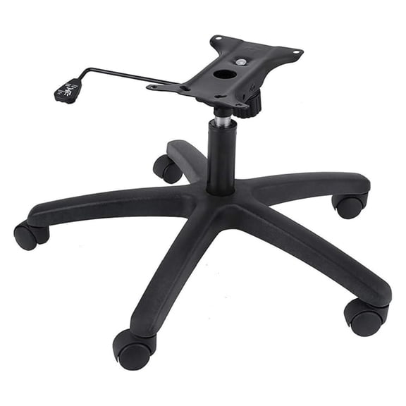 BLTPress Chair Base Replacement, 28 Inch Office Swivel Chair Base, 330 LBS Weight Capacity, Height Adjustable Complete Under Seat Kit