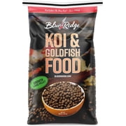 Blue Ridge Koi Fish Food 25lb - Koi Food Large 3/16 Growth Formula, Goldfish Food, Premium Fish Food for Ponds, Ponds Fish Food, Floating Pond Pellets
