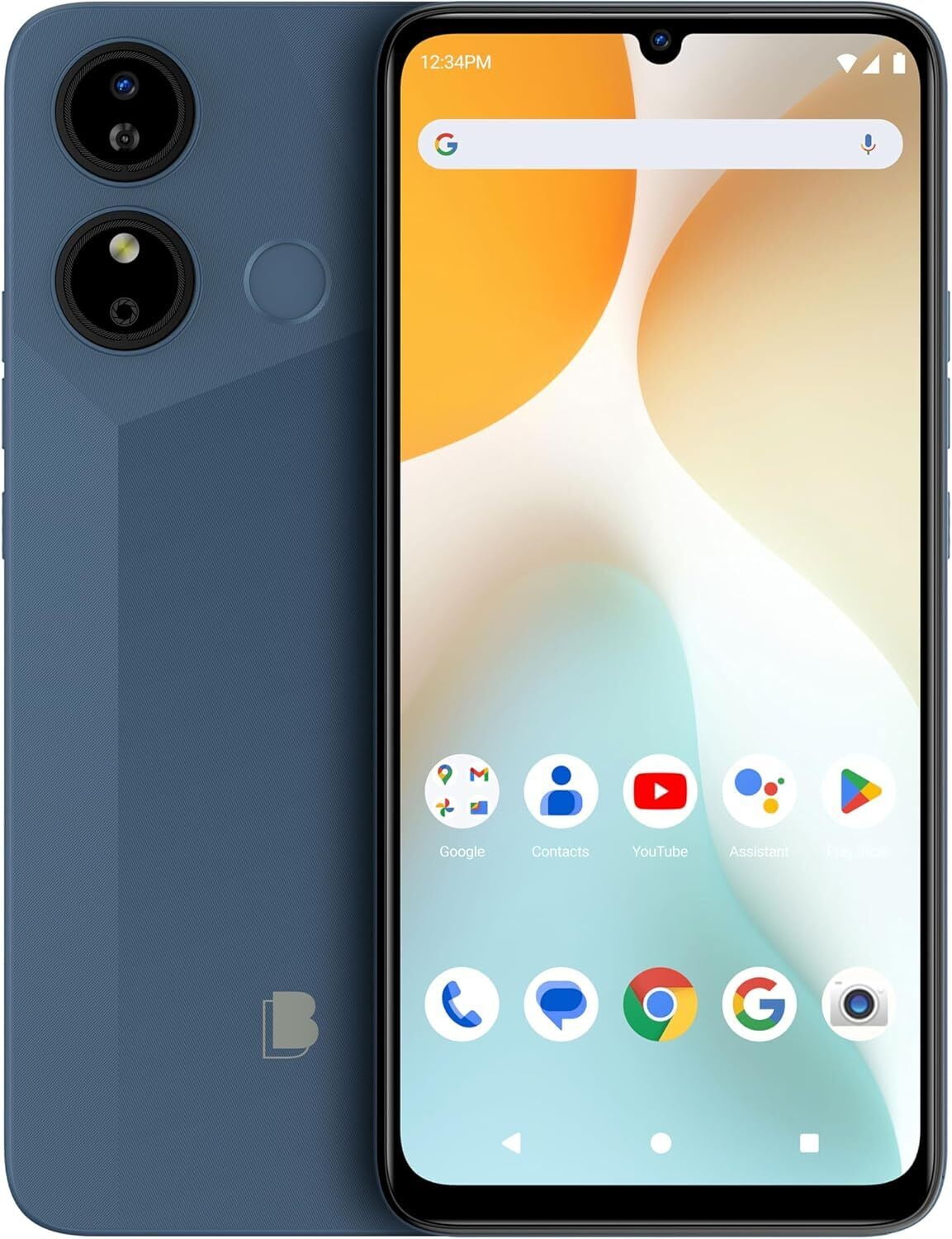 BLU G44 | 2024 | All-Day Battery | Unlocked | 6.8? HD+ Infinity Display | 64GB | Triple 13MP Camera | US Warranty | Blue