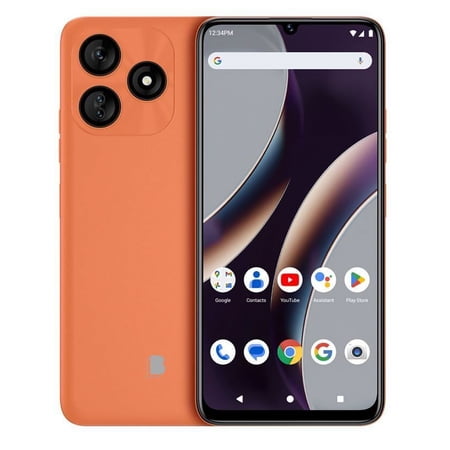 BLU G73L G0930WW | GSM Unlocked 64GB Dual Sim 13MP Android Smartphone (Orange)