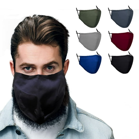 BLU HORN Face Mask from Large to 2XL(X-Large), with nose wire, adjustable loop, breathable