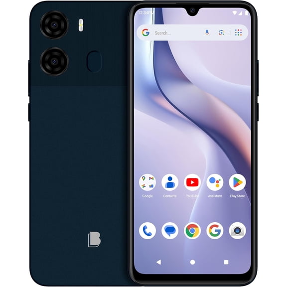 BLU K2 K0210WW 64GB GSM Unlocked Android Smartphone - Black-Blue