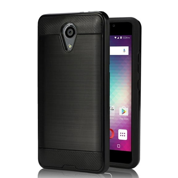 BLU Life One X2 L0090UU Case ,Shockproof Absorption Anti Scratch Rugged High Impact Hybrid Slim Protector Case For BLU Life One X2 L0090UU -BLACK