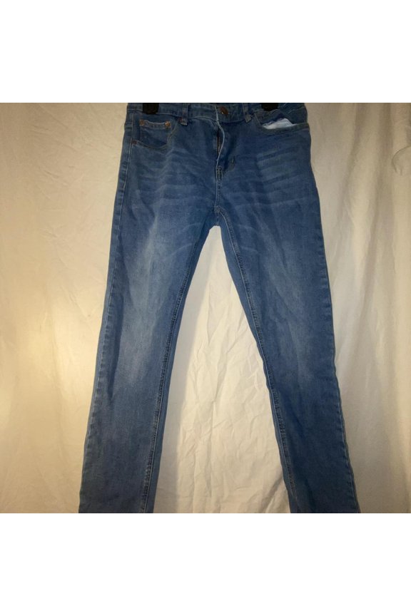 DENIM JEANS MENS CLASSIC RELAXED FIT - SIZE: MEN 30X31 - DARK WASH